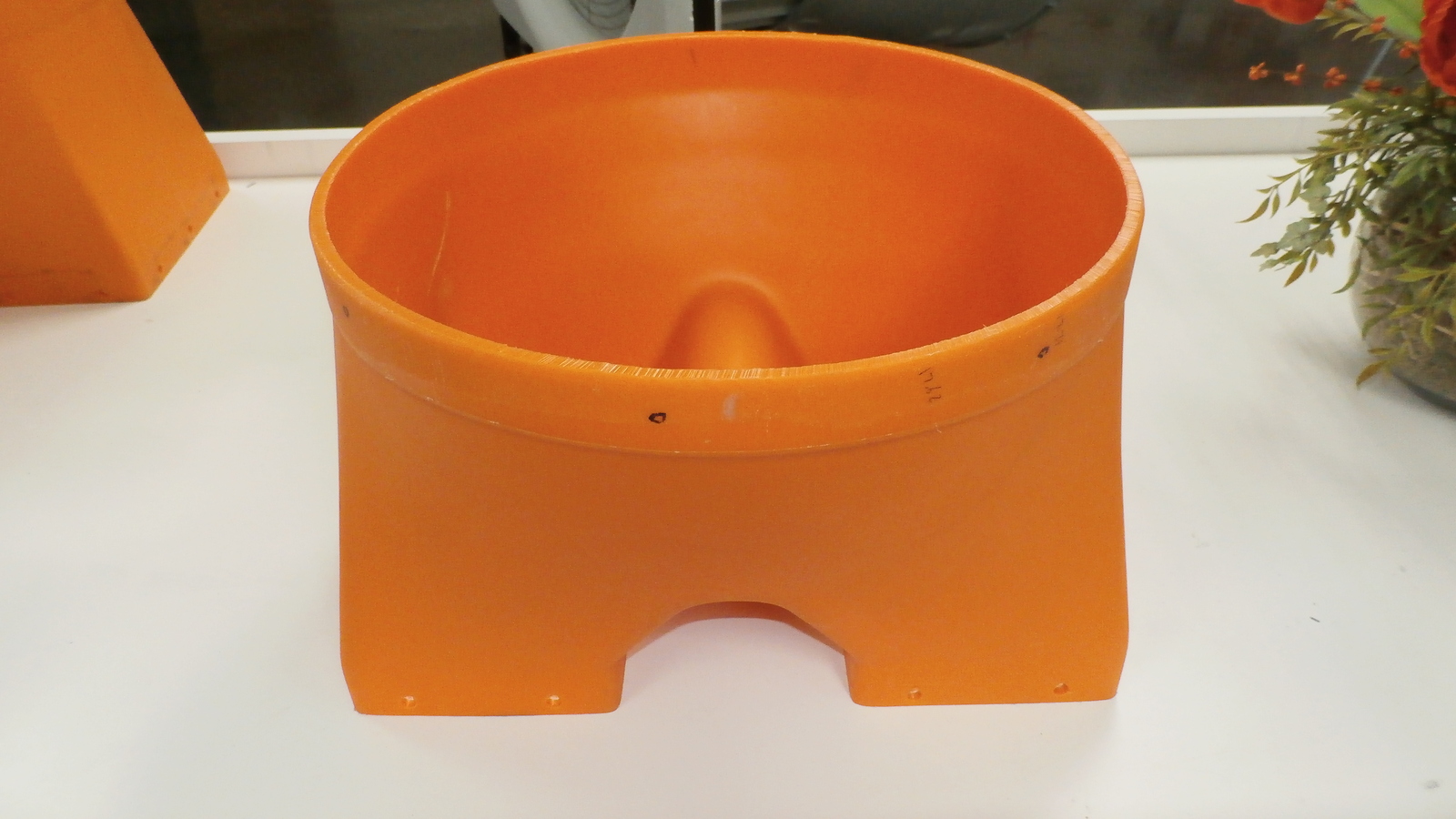 BOOT,TRANSFER,TWIN,STRAIGHT,16",PLASTIC,ORANGE